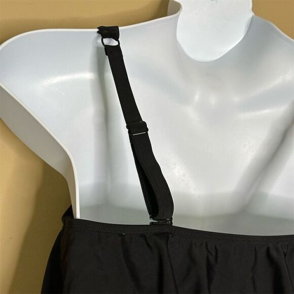 Torrid Women's Black Wireless Flounce Bikini Top Size 1X - Picture 7 of 11